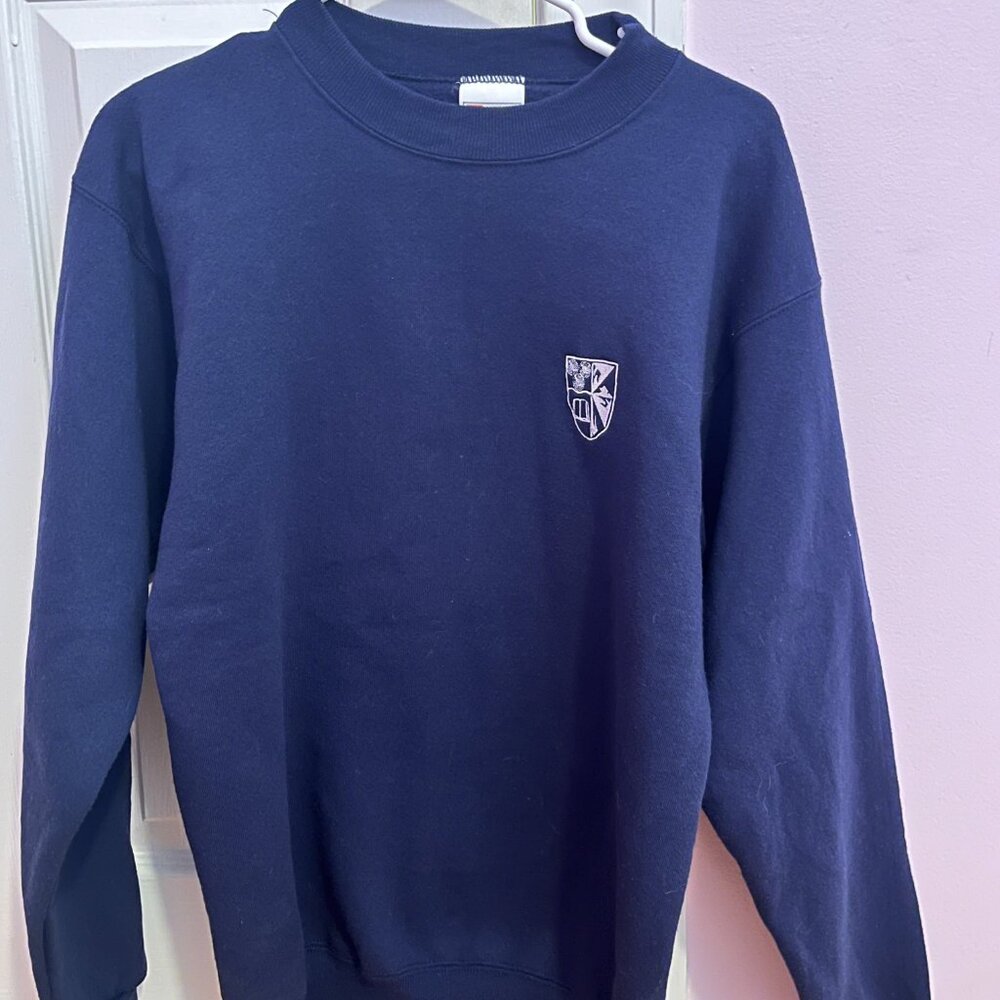 Extra small vintage Hanes, blue pullover
